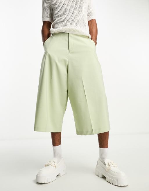 Green sales culotte pants