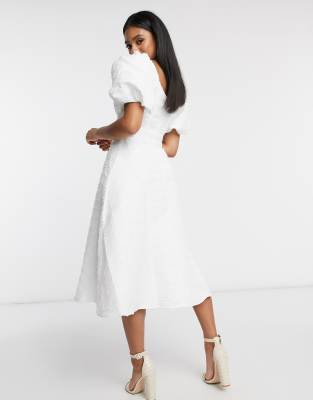 white dress asos