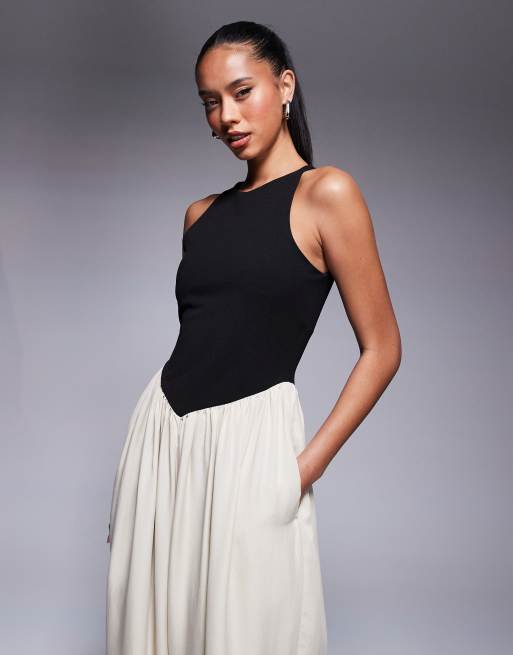 ASOS DESIGN - Cupro-jumpsuit i hybridjersey med brede ben, 3 af 4