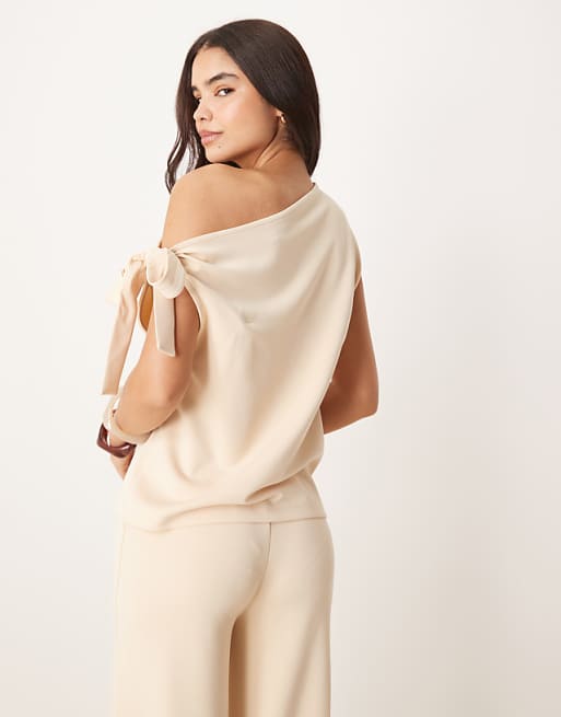Simi One Shoulder Cupro Romper Simi One Shoulder Cupro Romper