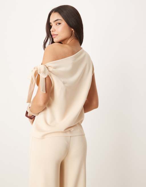 Simi One Shoulder Cupro Romper
