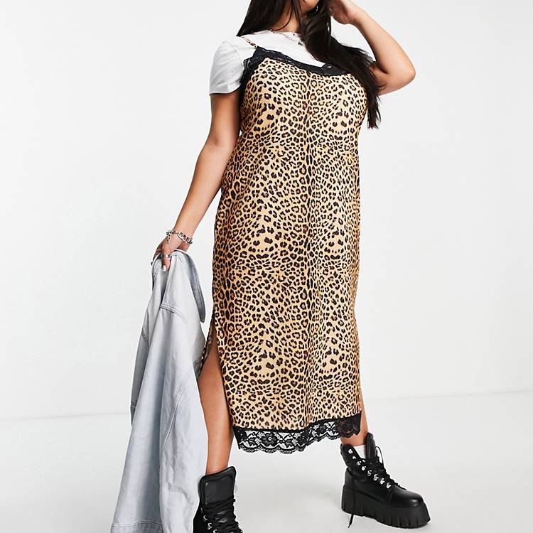 ASOS Damen Kleidung Unterwäsche Slips & Panties Slips Co-ord jersey brief in leopard print 