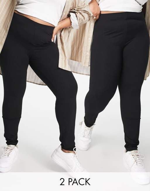 Tall 2 Pack Black Leggings