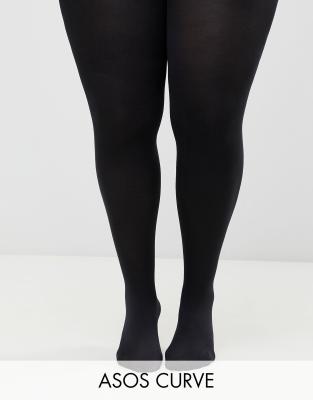 Asos Curve 80 Denier Burgundy Tights, $10, Asos