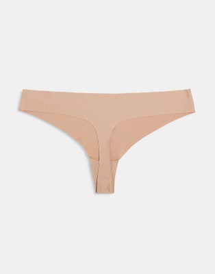 Asos Curve Asos Design Curve 3 Pack No Vpl Thong