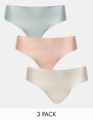 3 Pack No VPL Thongs