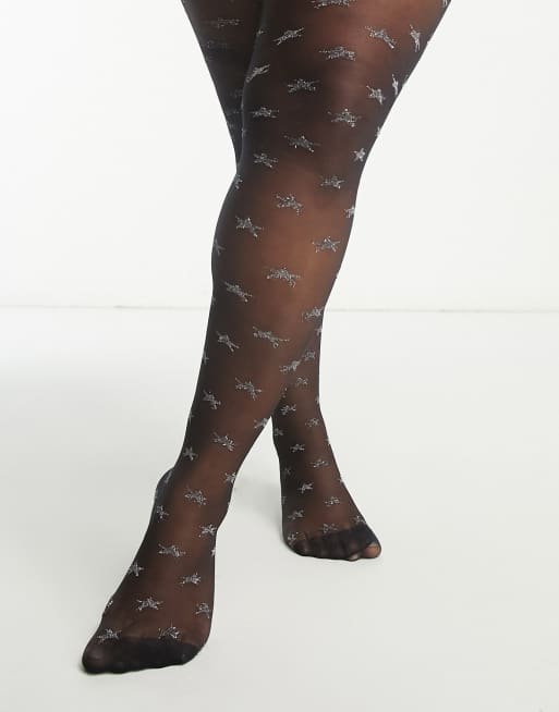 ASOS DESIGN 80 denier tights in black