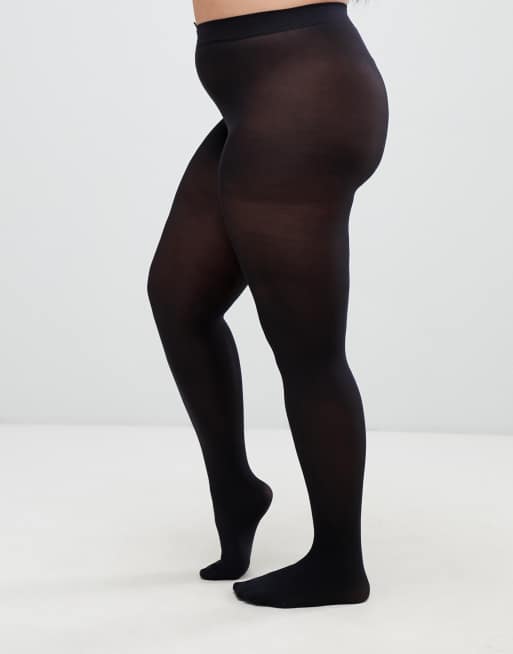 Plus Size Black 60 Denier Tights