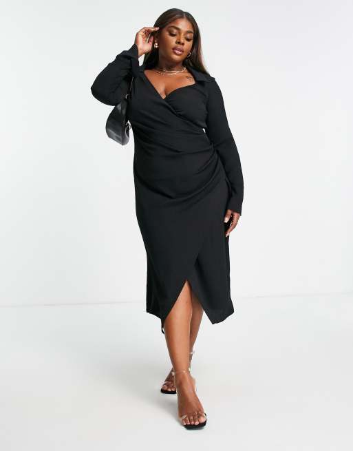 Curve cheap black dress