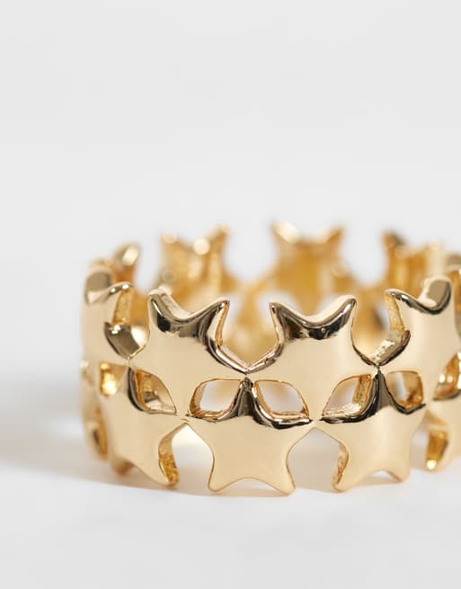 ASOS DESIGN Curve anello effetto oro fuso, 2 di 3