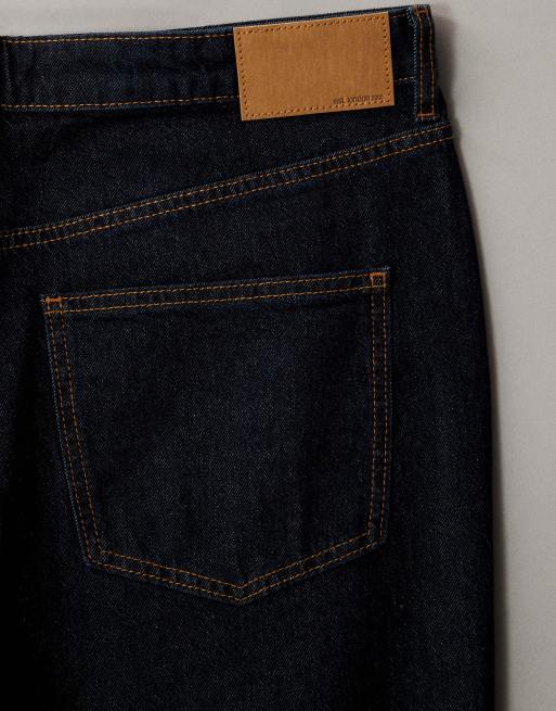 ASOS DESIGN Curve ankle grazer comfort stretch straight leg jeans in rinse, 7 of 7