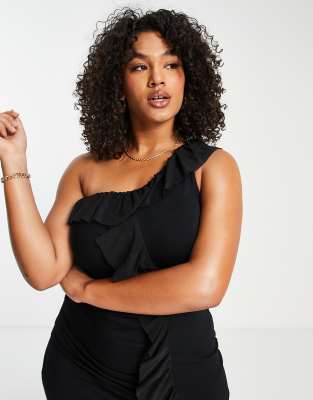 asos asymmetric one shoulder dress