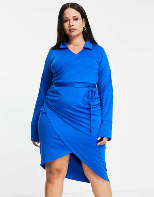 asos jersey wrap dress