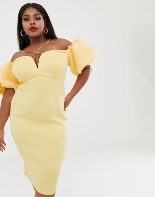 Asos bubble sleeve clearance dress