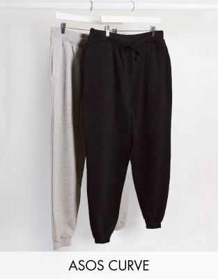 asos curve joggers