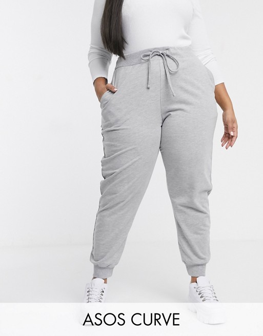ASOS DESIGN Curve basic jogger with tie