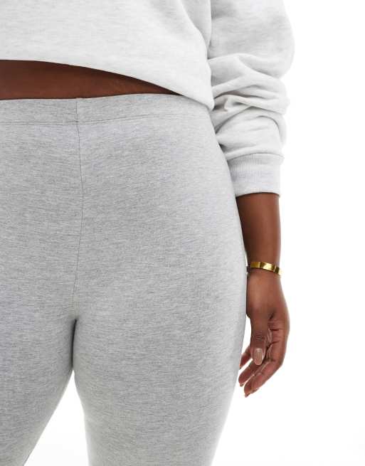 Gray legging shorts deals