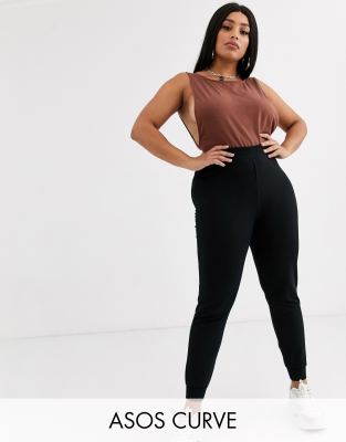 asos curve joggers