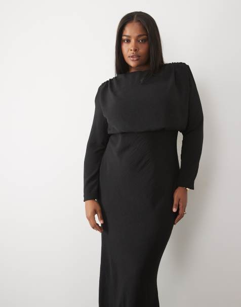 asos black dress plus size Formal Dresses asos curve logo