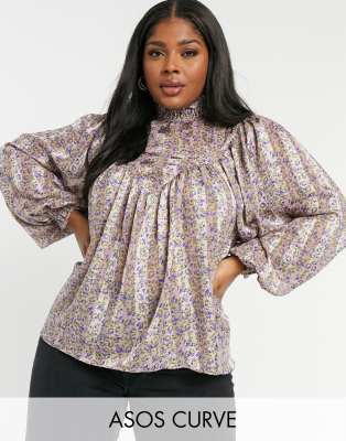 floral batwing top