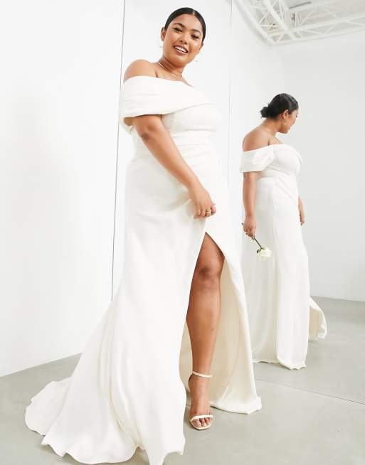 Asos wedding dress curve sale