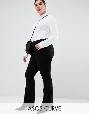 asos black flares