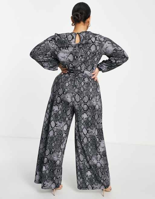 Snake cheap pattern jumpsuit