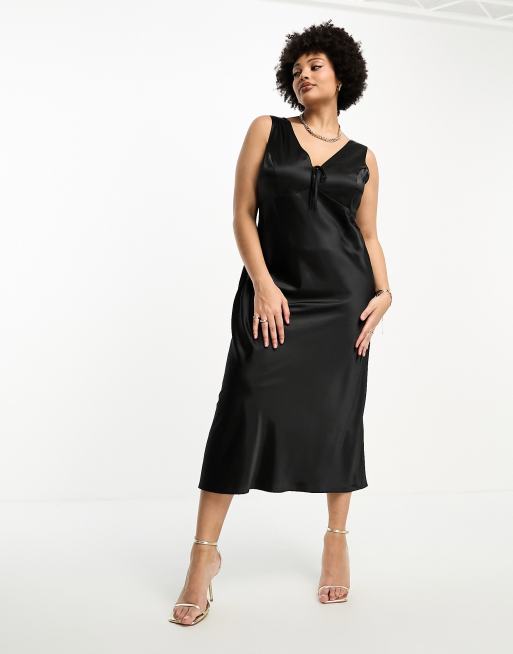 asos design bias cut midi satin dress wear.is.sam on LTK
