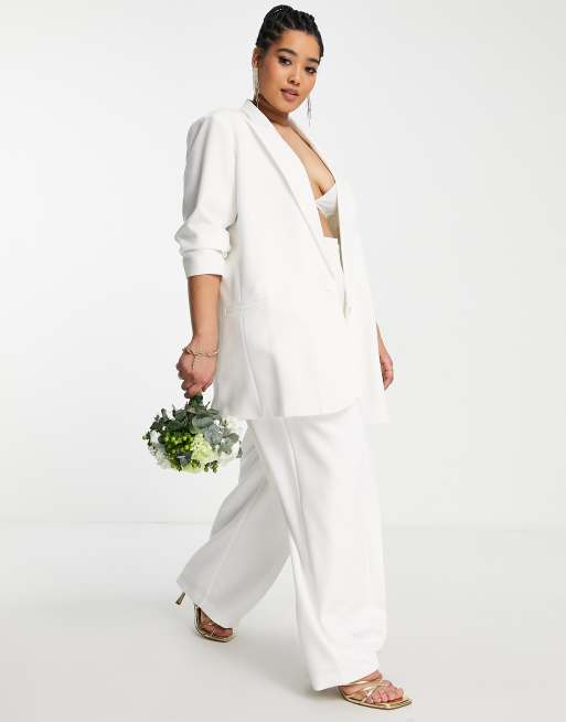 ASOS DESIGN Curve Blazer da cerimonia oversize taglio lungo ASOS