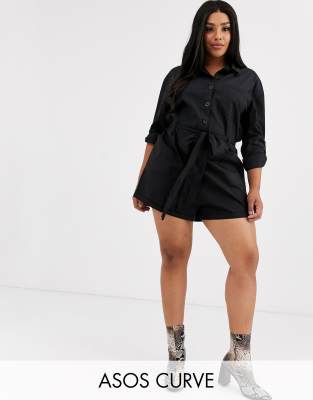 asos curve romper