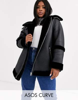 asos curve coats