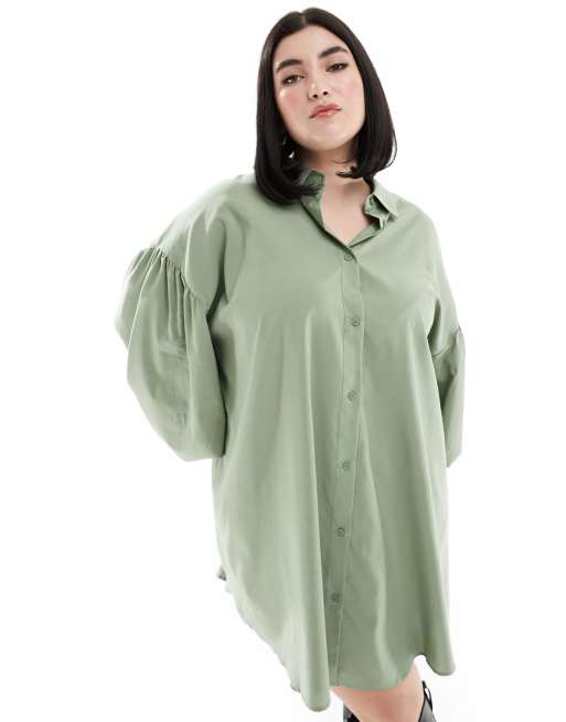 boyfriend shirt dress plus size