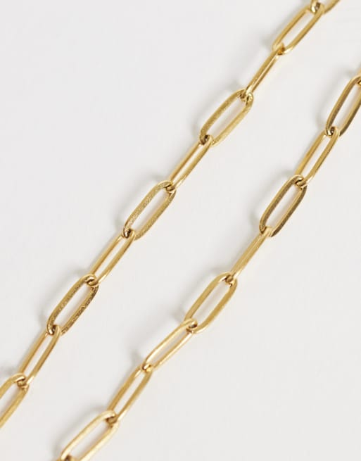 ASOS DESIGN Curve bracciale a maglie a graffetta, 3 di 3