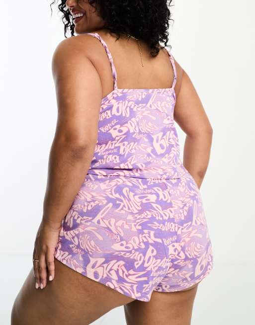 Purple Camisole Pajama Set