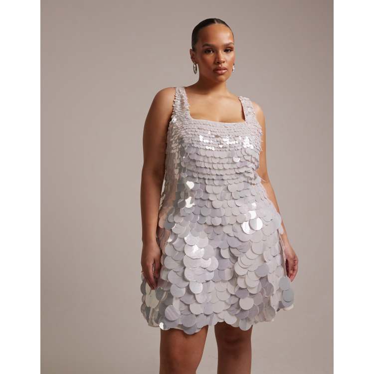 asos sequin dress wedding ASOS Bridal, Audrey Scatter Sequin Wedding Dress New Wedding Dress Save 67%