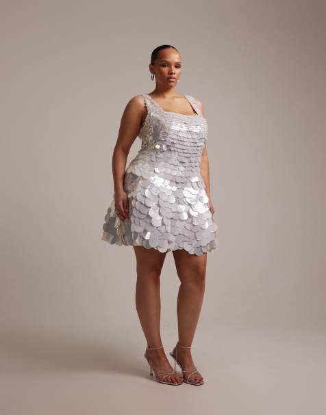 slim fit dress slacks Plus Size Moni Fitted Mini Dress main image 0