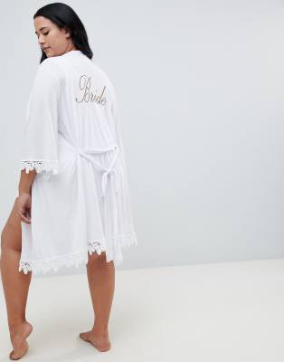 asos bride robe