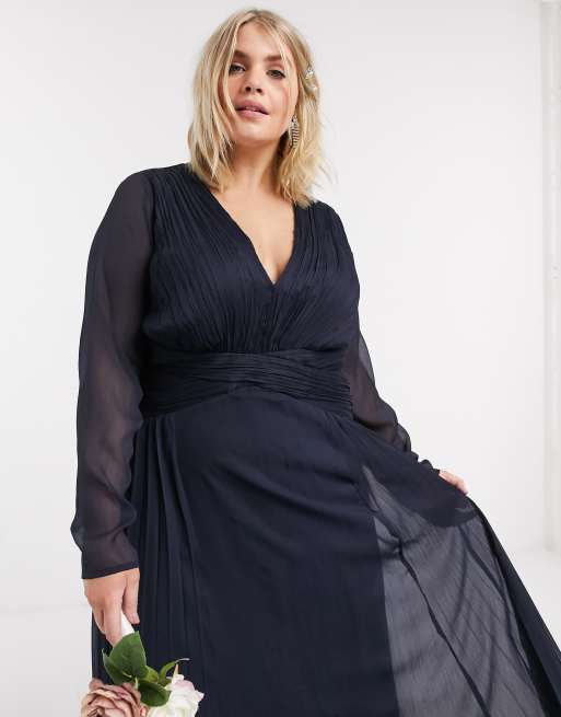 Asos plus size bridesmaid hot sale dresses