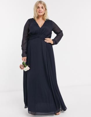 asos plus size bridesmaid