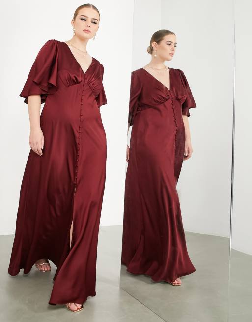 Burgundy bridesmaid dresses asos hotsell