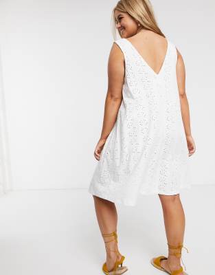 asos white sundress