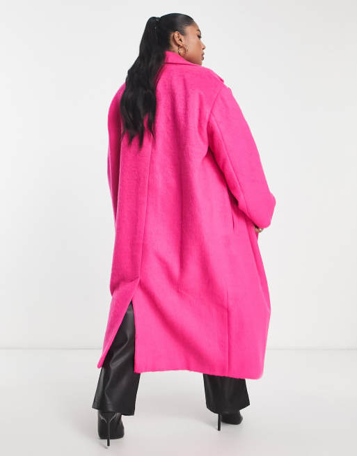 Asos on sale pink coat