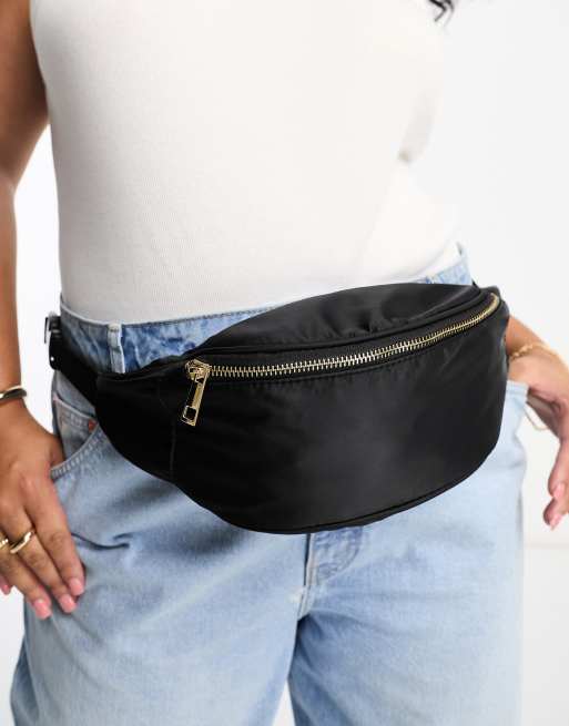 ASOS DESIGN Curve bum bag in black