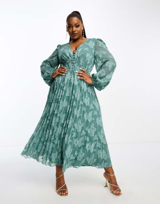 Asos wedding guest sales dress plus size