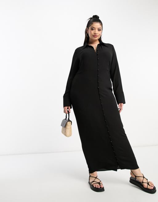 Asos maxi shop shirt dress