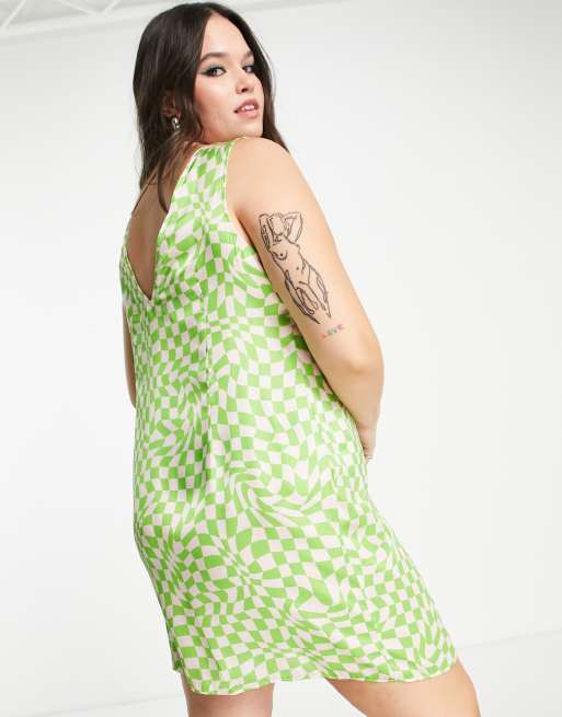 Asos curve discount green dress