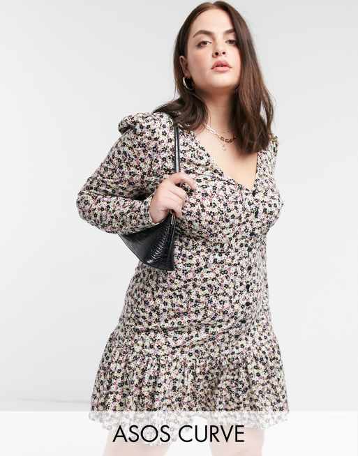 Asos curve tea outlet dress