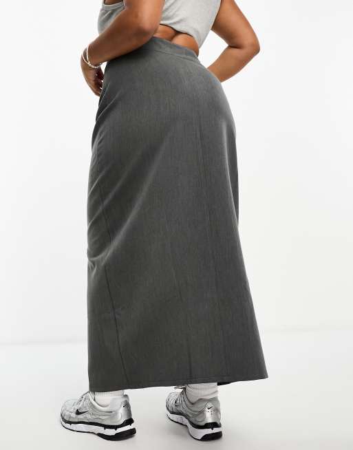 Asos grey pencil clearance skirt