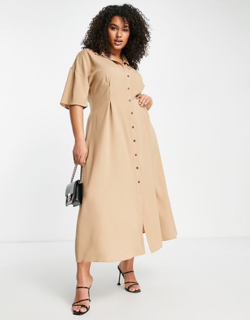 Asos button down outlet dress