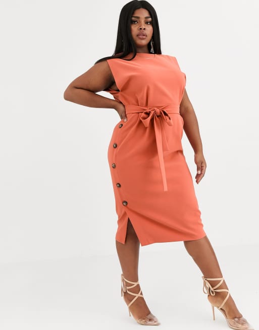 Asos split sleeve clearance dress